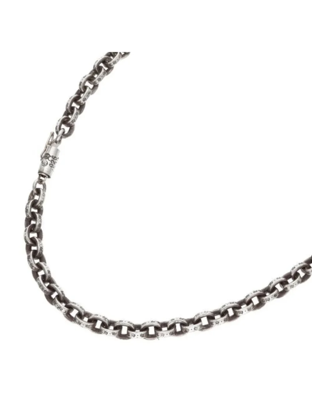 Chrome Hearts Paper Chain 24 Silver Necklace